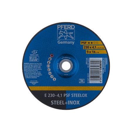 Pferd Pipeline Wheel, T27, 9"x1/8 63413